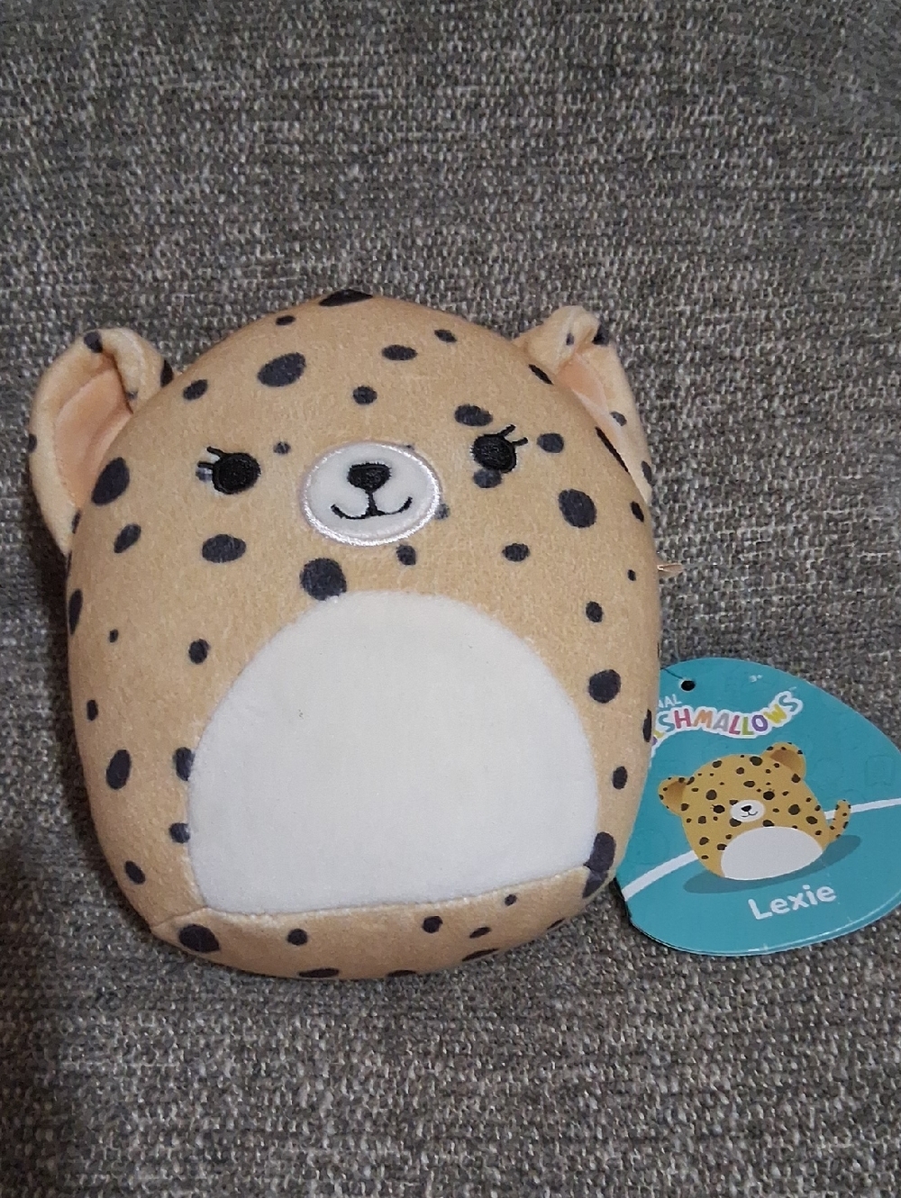 Squishmallows Lexie Cheetah Plush - Cream and Black